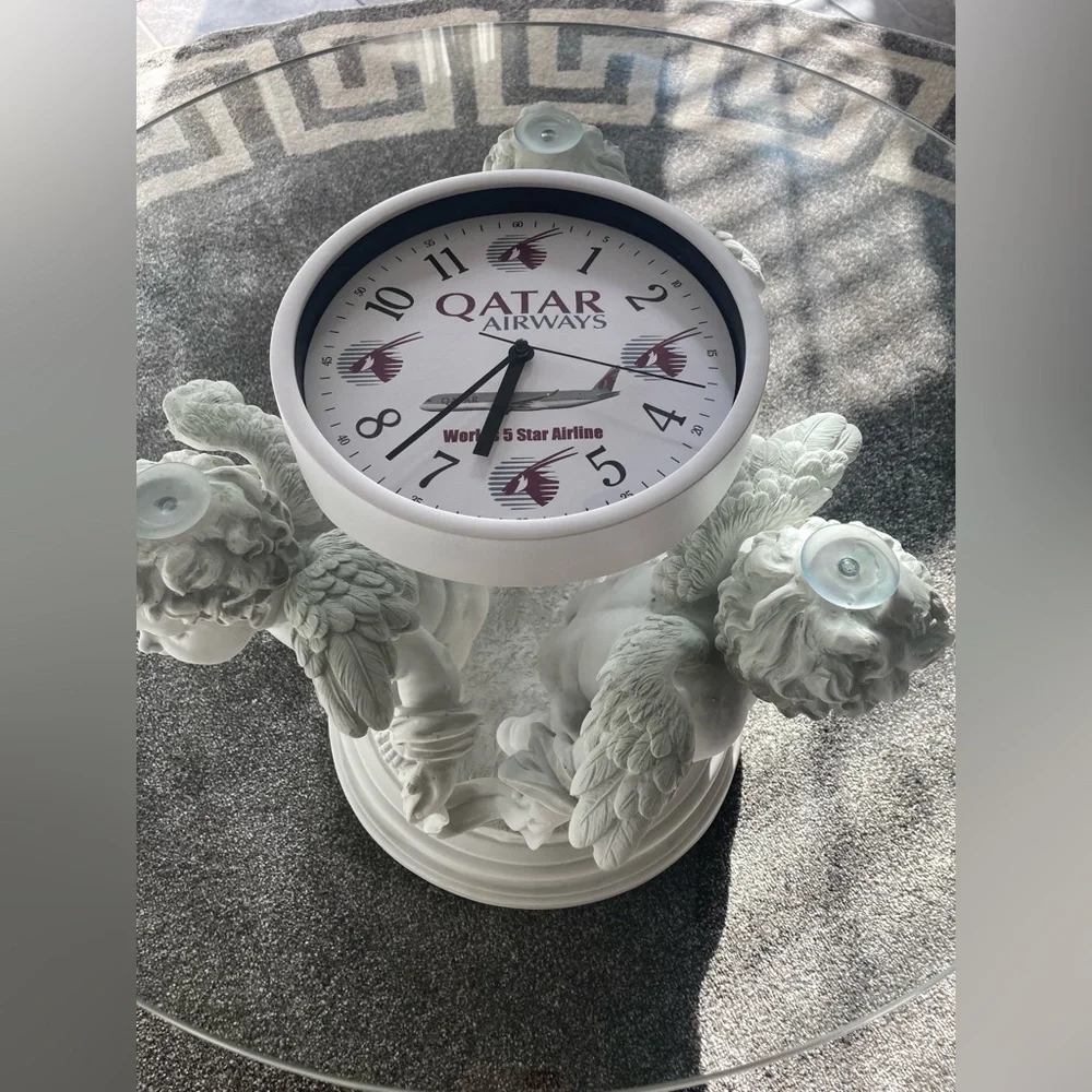 πΆπ¦ Qatar Airways custom made Wall Clock π Like New! - Picture 5 of 9